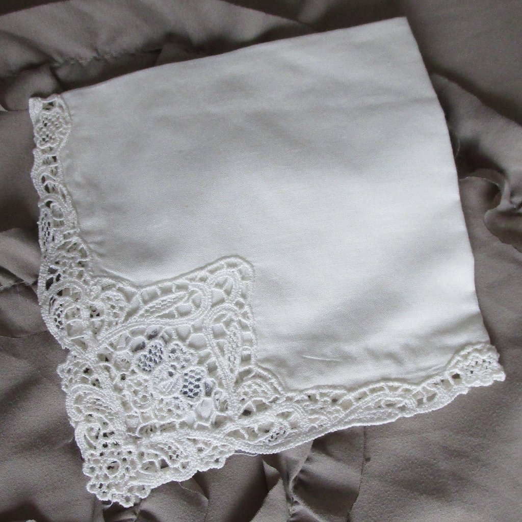 Vintage Cotton Handkerchief Pocket Square